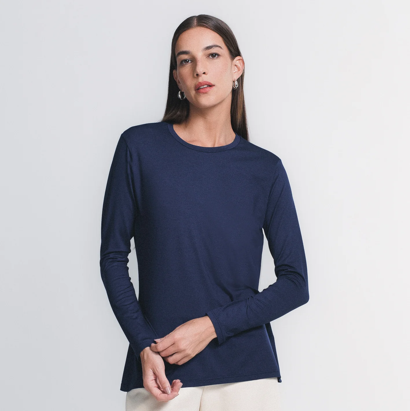 Tech T-Shirt Long Sleeve Feminina - Image 40